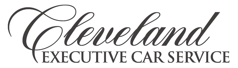 Cleveland Executive Car Service logo with elegant black script and serif text on white background