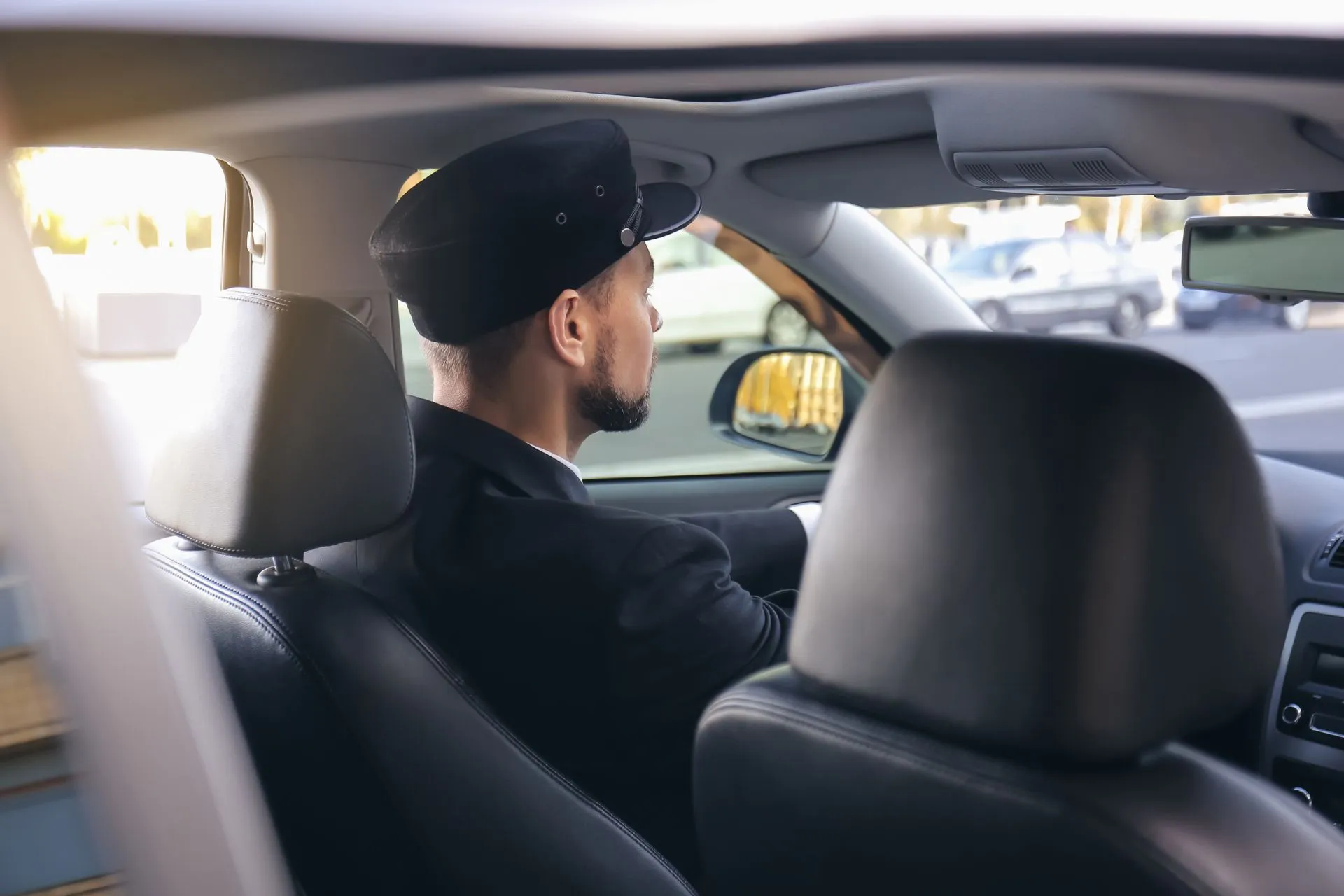Driving executive car